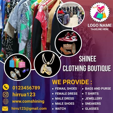 Clothing Store Services Banner